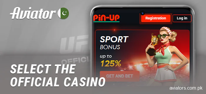 Visit online casino site with Aviator game