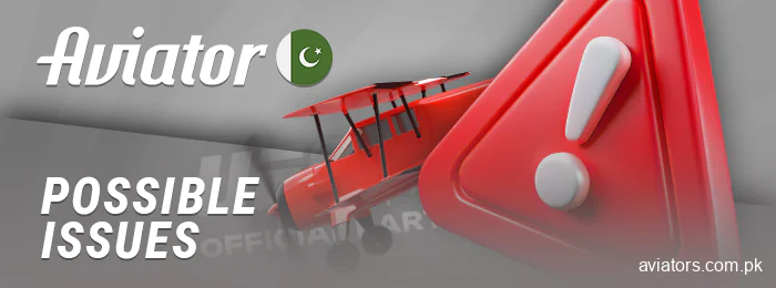 Possible problems with the app Aviator