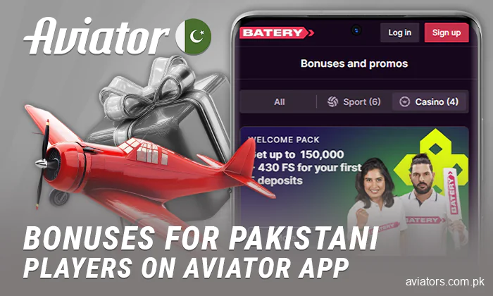 Get bonuses for Pakistani online Aviator players