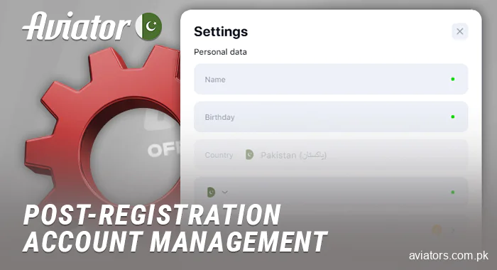 How to manage a player account in Aviator
