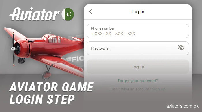 Authorization at an online casino to play Aviator - Process