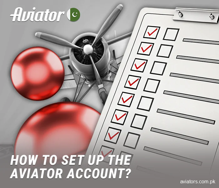 Setting up an account before playing Aviator